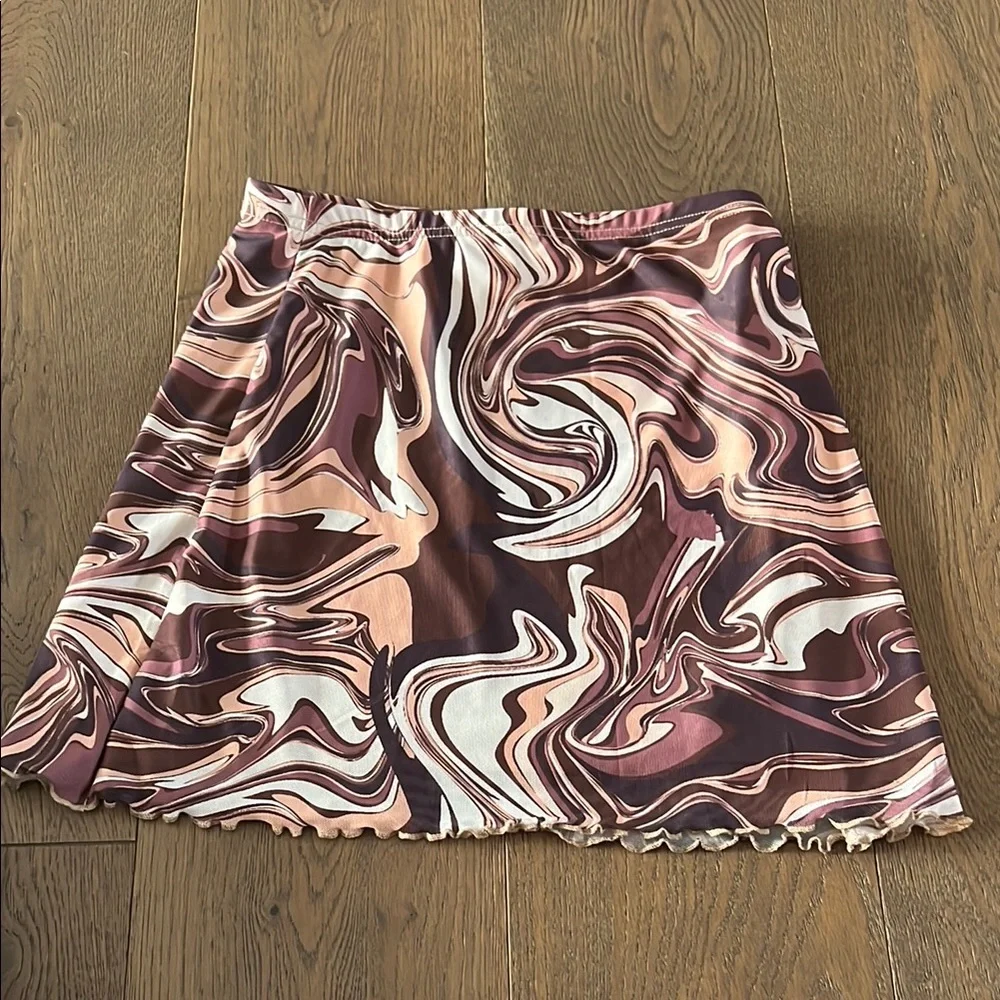 Shein Pattern Skirt - Picture 1 of 2